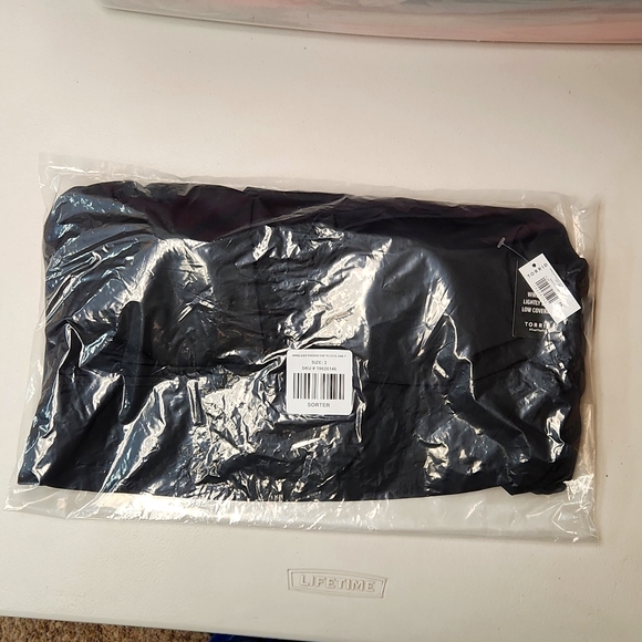 ❤️NWT VINTAGE TORRID WIRELESS RUCHED SWIMSUIT - CAP SLEEVES - TUMMY CONTROL PLUS - Picture 15 of 16